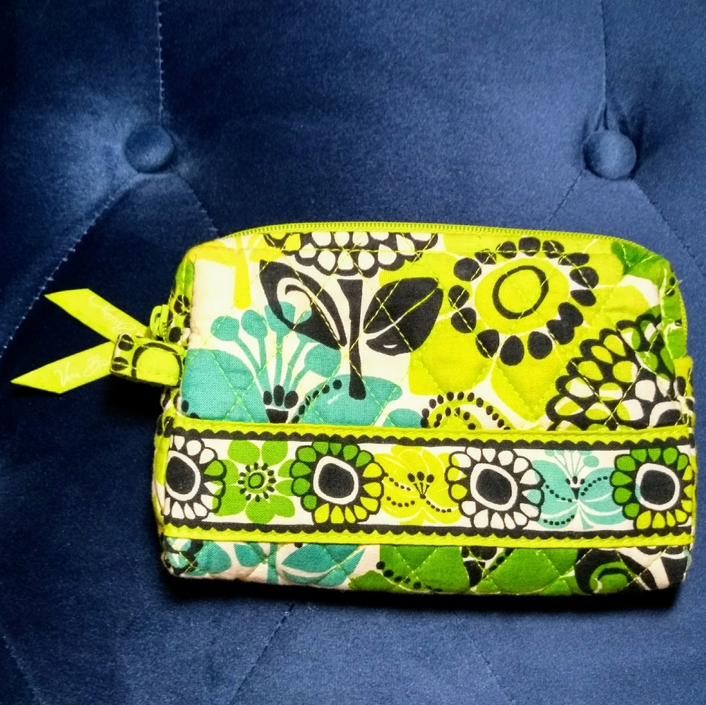 Fresh Spring Floral Cosmetic Bag - 'Lime's Up'